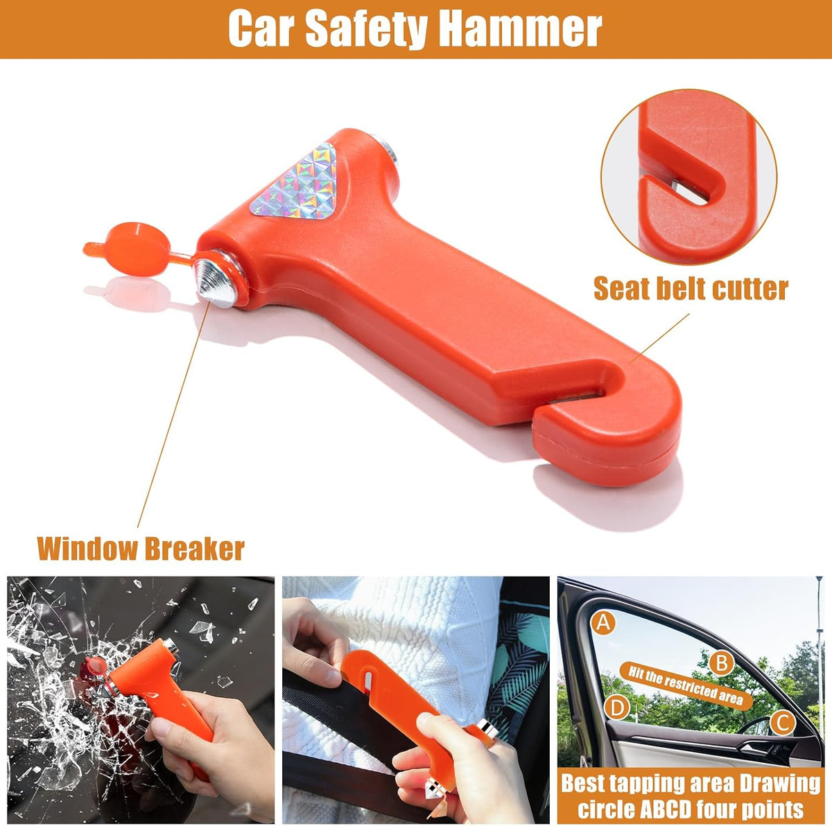 Roadside Emergency Kit with Scissor Jack for Car Safety Kit Emergency Roadside Kit for Car