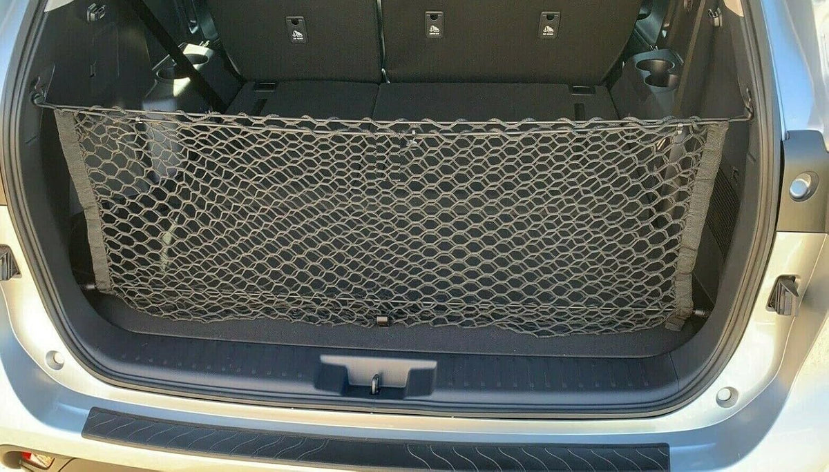 Trunk Organizer Cargo Net for Toyota Highlander 2014–2025 – Envelope Style Cargo Net for SUV – Premium Mesh Car Trunk Organizer Vehicle Carrier Storage–Compatible with Highlander
