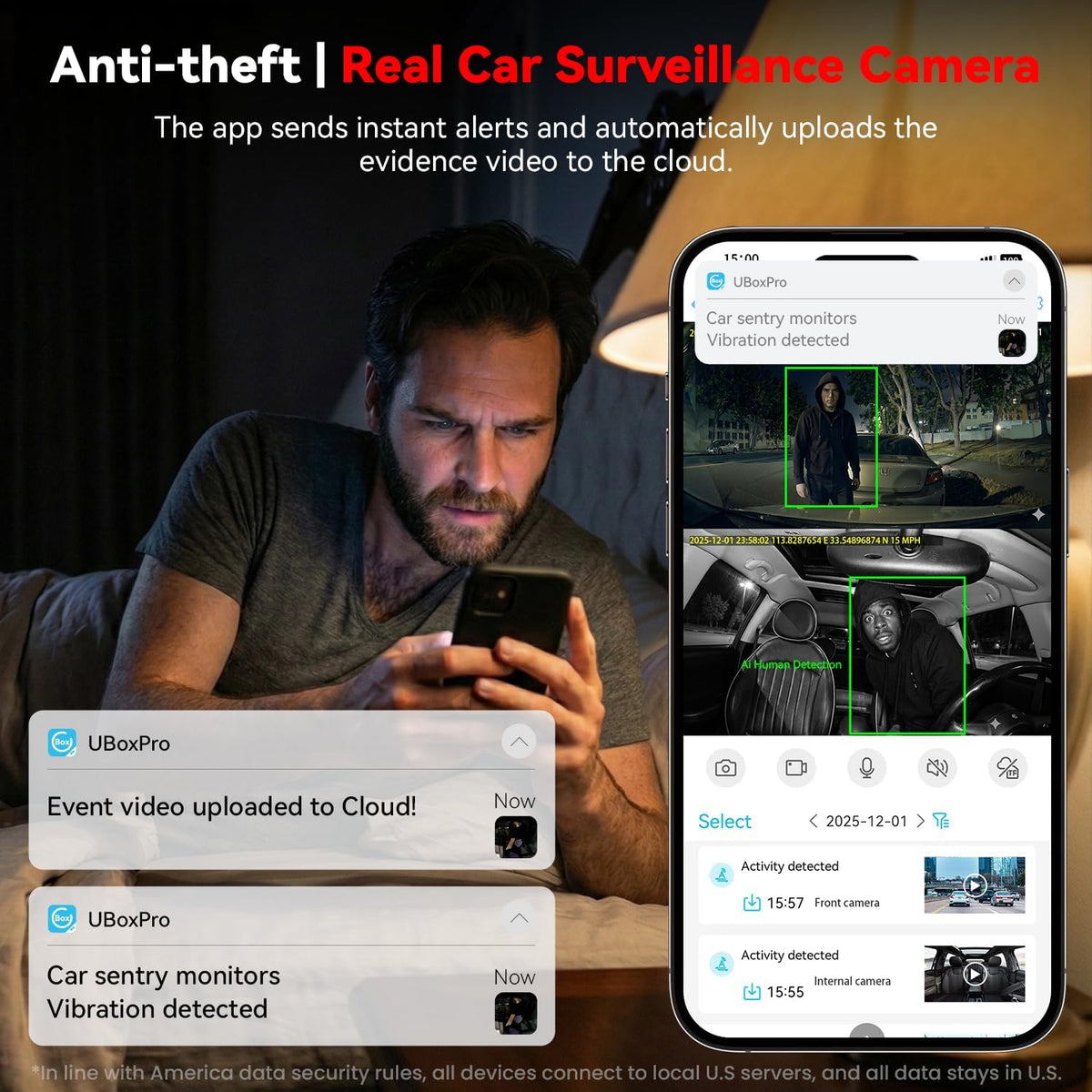 IIWEY 4G LTE Dash Cam with Live View, Instant Alert, Cloud & SD Storage