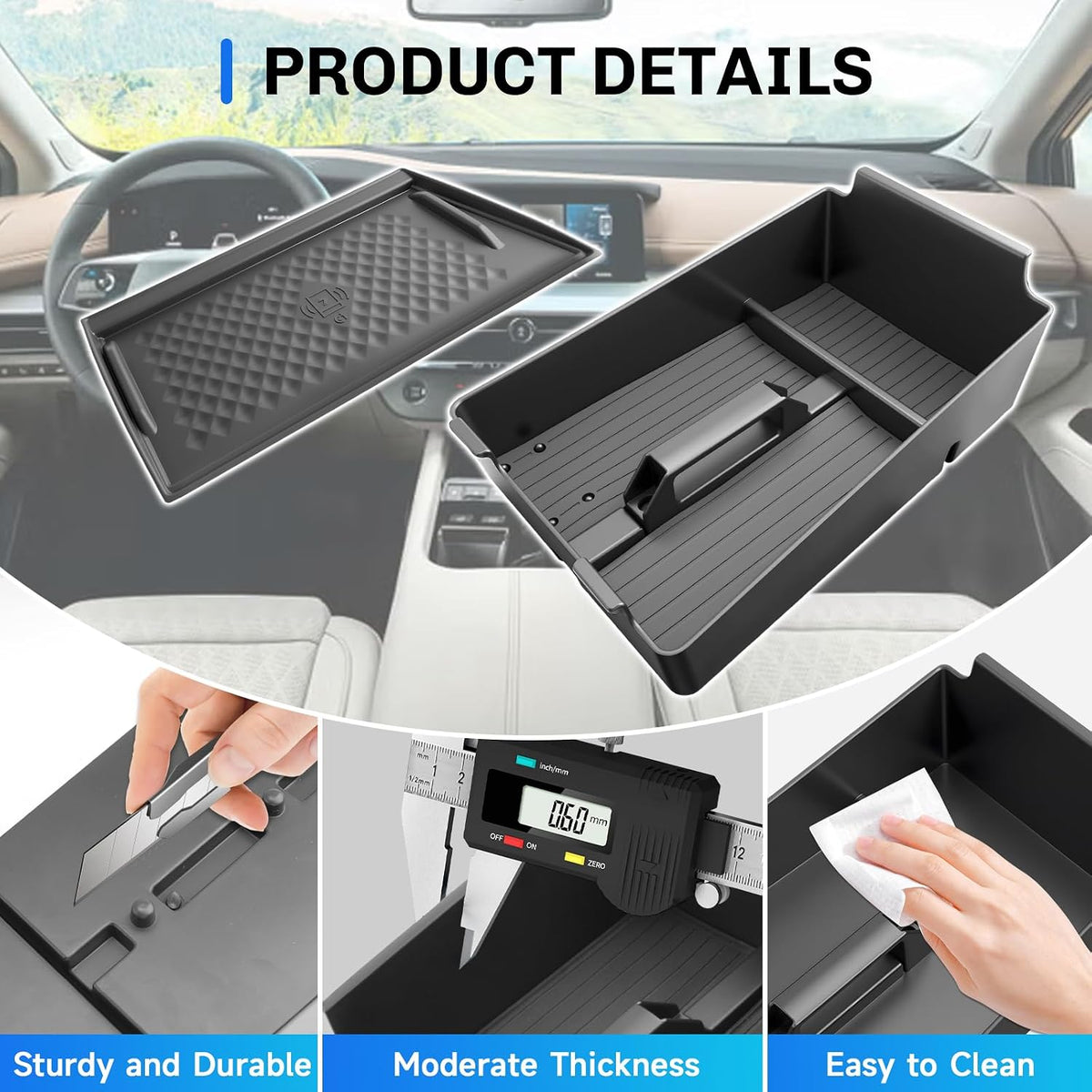 SXCY for 2025 2026 Murano Center Console Organizer