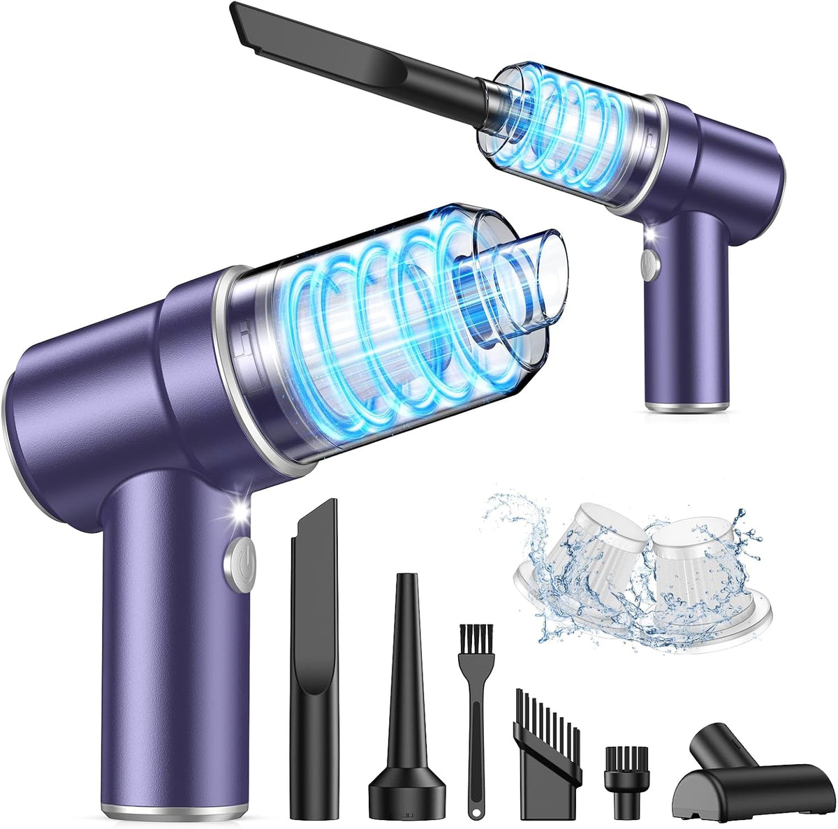 KMM Handheld Car Vacuum Cleaner, Hand Held Vacuum Cleaner and Air Duster