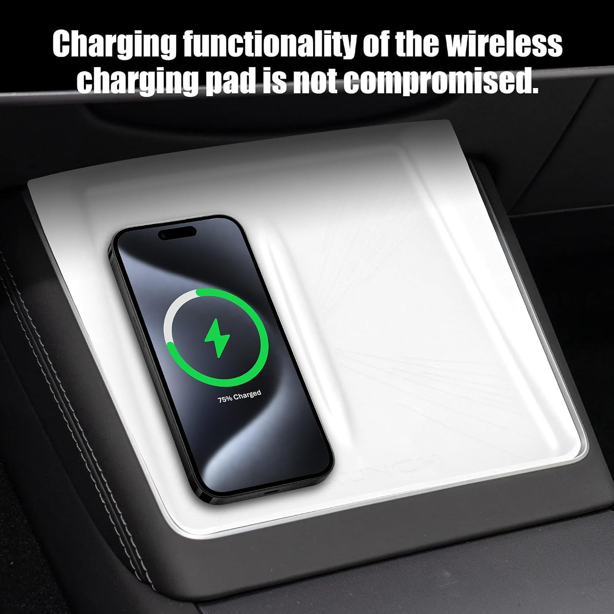 Frani Wireless Charging Pad Cover for Tesla Model Y Juniper/YL