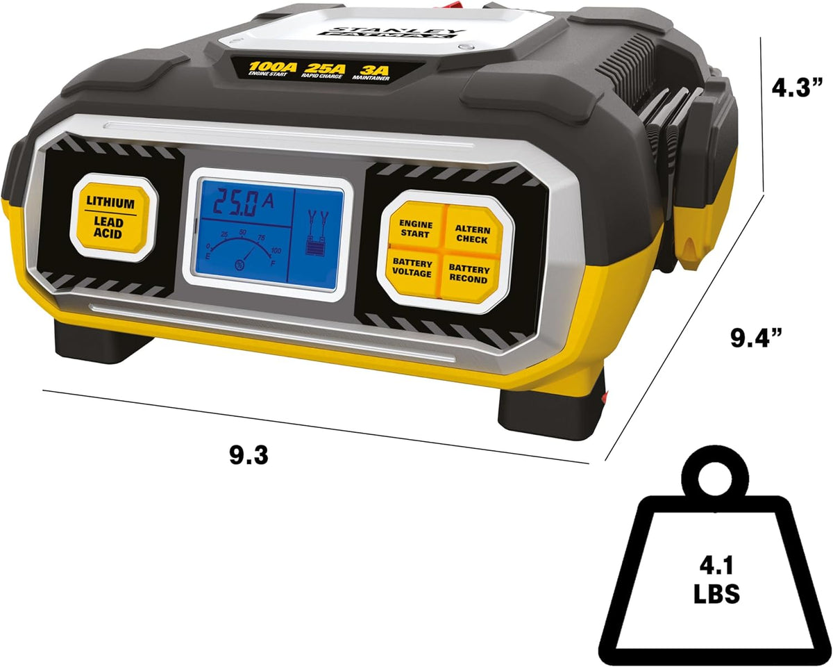Stanley BC100BF 100 Amp Battery Charger for Vehicles