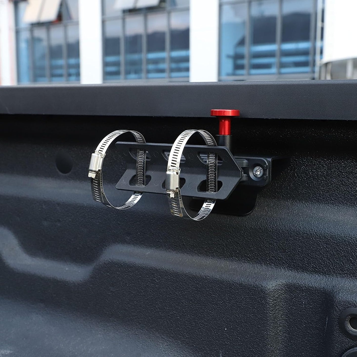 Aunginsy Bed Rail Mount Brackets Compatible with Ford Maverick 2022-2024 2025 Truck Bed Rail Track System Bed Rail Modular Accessory Mount for Shovels, Recovery Boards, Fuel Cans & Other Accessories