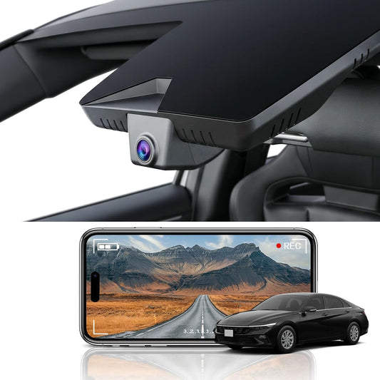 4K Dash Cam Adapts for Hyundai Elantra 2021-2026