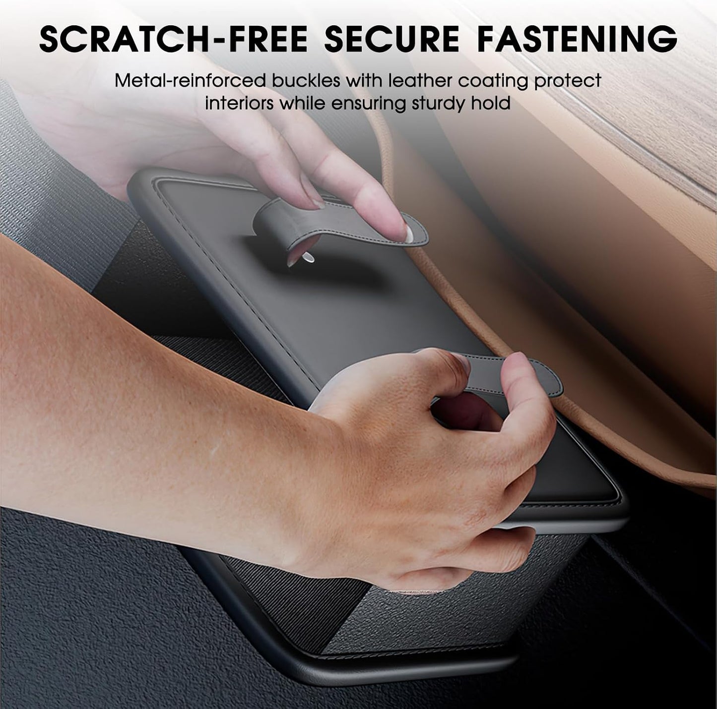 LEIWOOR Car Door Organizer & Cup Holder, Multifunctional Car Storage Box, Trash Can, Large Capacity Storage Bag, Foldable Side Storage Pouch, Interior Accessory for Sedan SUV Truck (Multi-Pocket Pro)