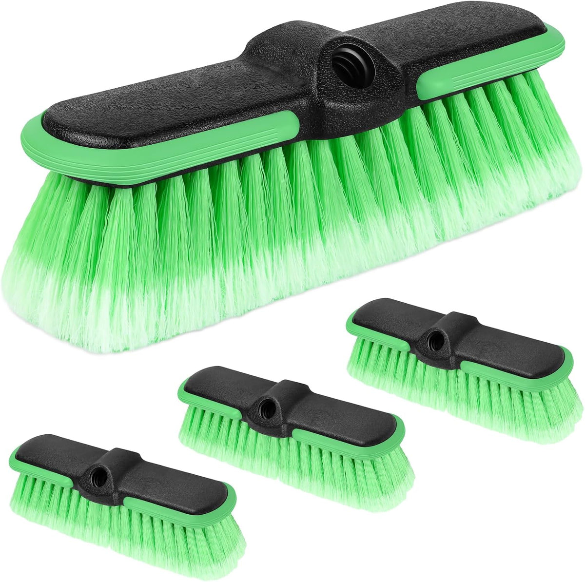 10" Car Wash Brush Head,Scrub Brush Attachment for Extension Pole