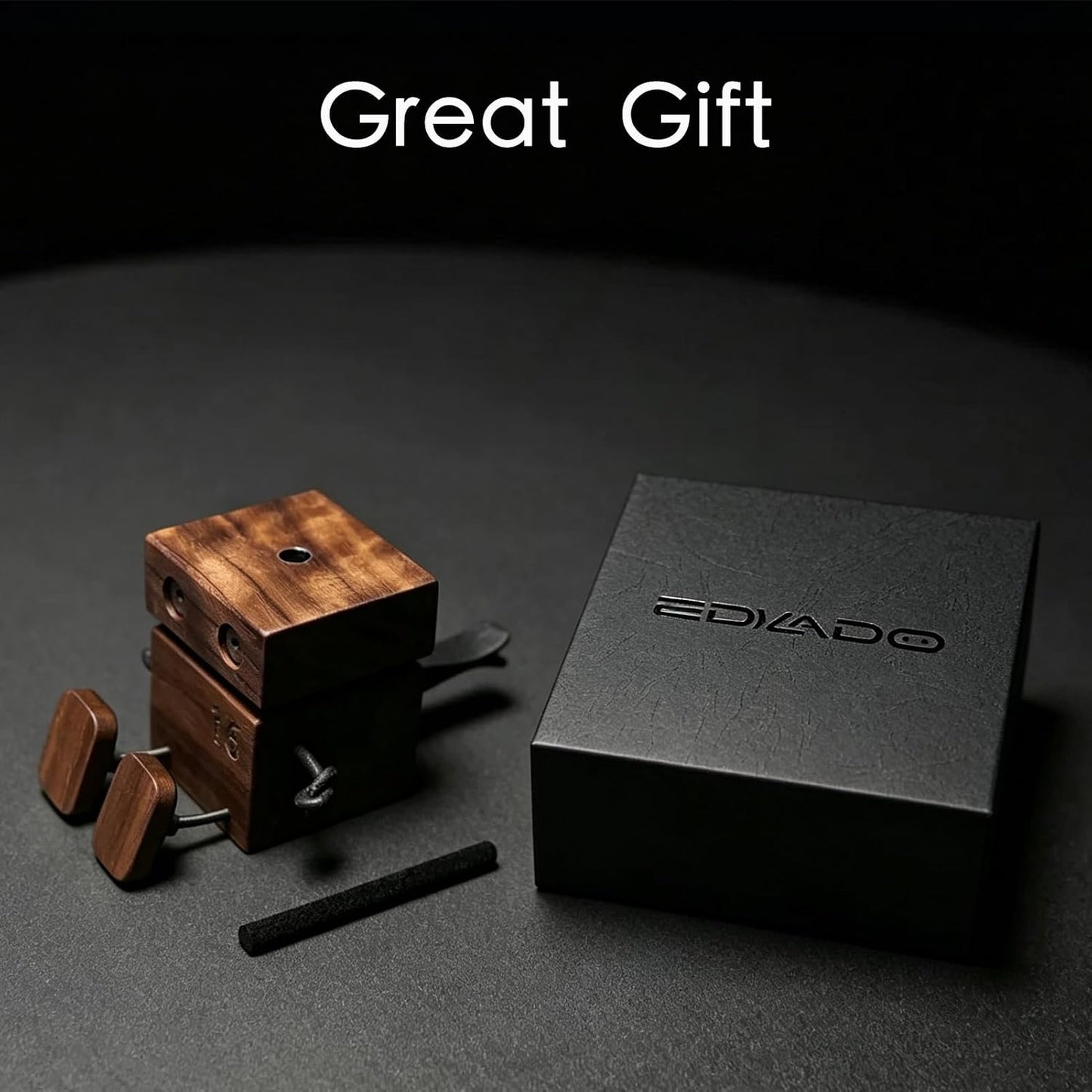Car Air Fresheners Cute Shaking Wooden Man Figurine Diffuser For Car Dashboard Reusable Air Freshener Gifts Car Vent Clip Car Odor Eliminator Fun Car Accessories Gift Set