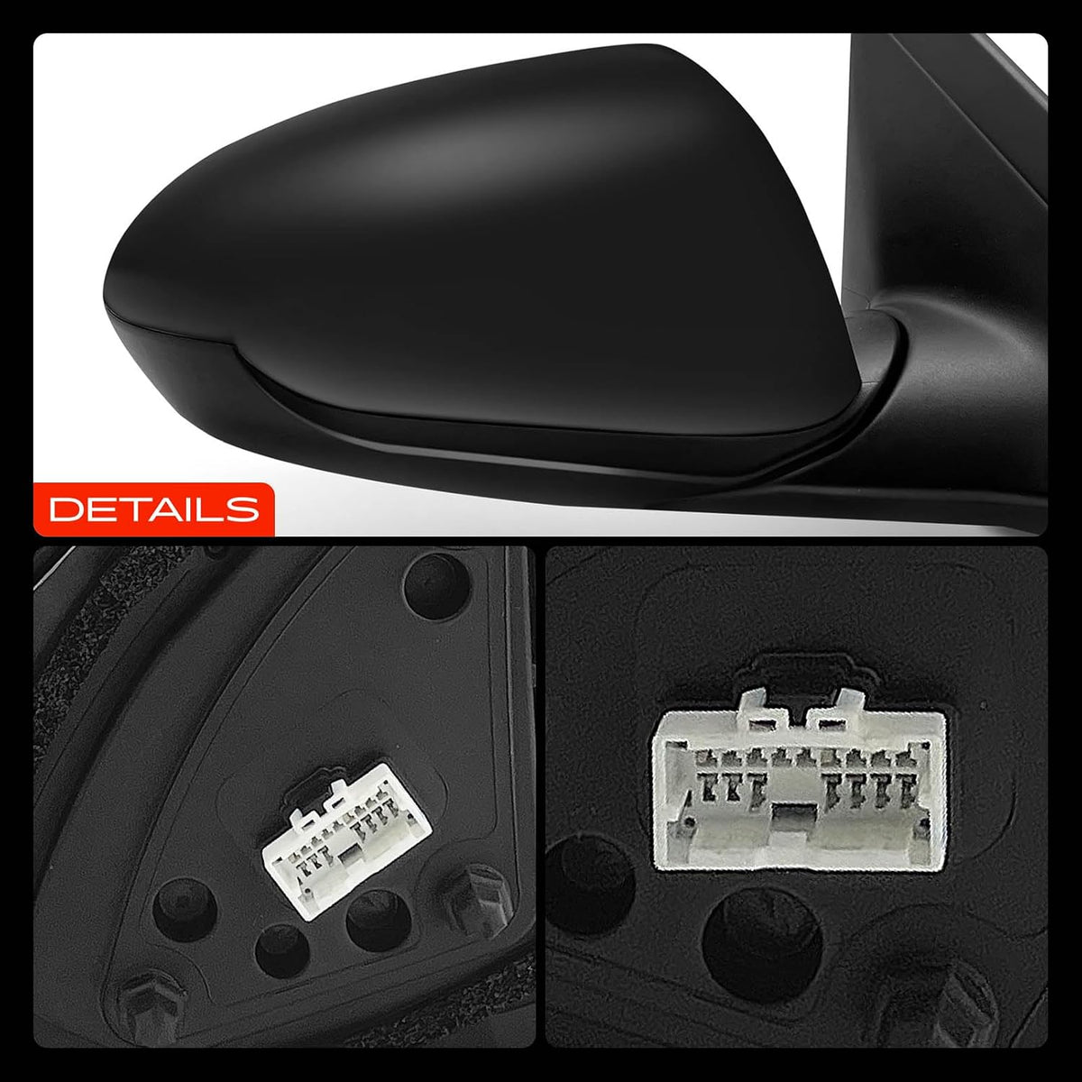 A-Premium Passenger Side Power Door Mirror Compatible with Hyundai