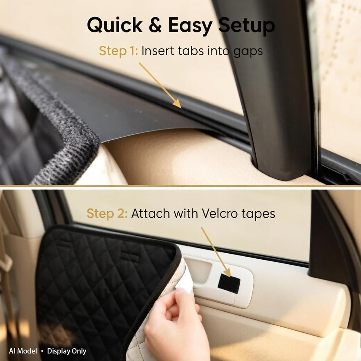 2 Pack Dog Car Door Protector, Scratch Guard for Cars & Compact SUVs