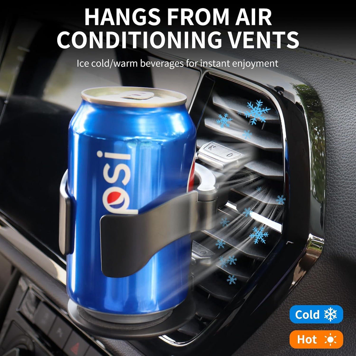 Car Cup Holder for Corvette C5 1997-2004, Interior Expanded Cup Holders Clip on Auto Beverage Holders Hanging Vehicle Car Air Vents