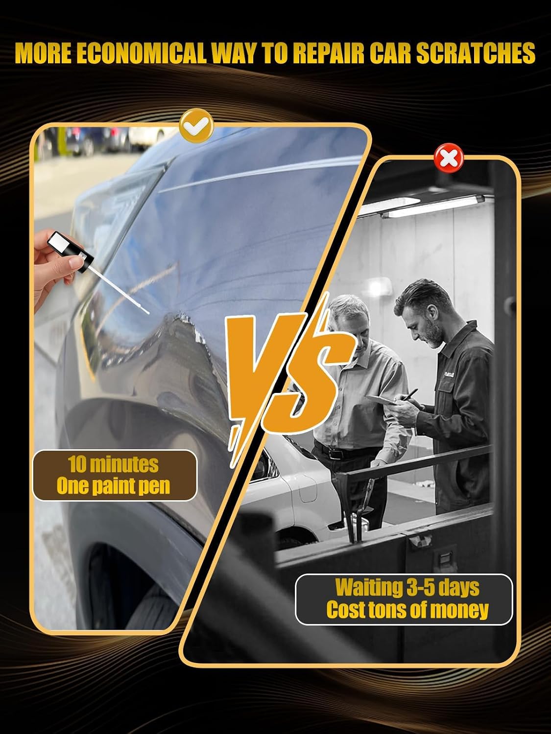 Touch Up Paint for GMC Downpour Metallic(GXP/WA136H) Car Touch Up paint Genuine Exact Color Code Compatible With GMC Vehicle