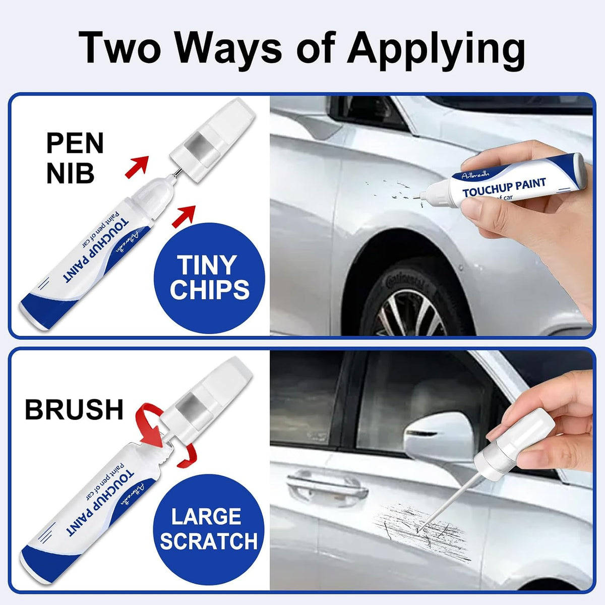 Majestic Black Pearl NH-893P Touch Up Paint for Acura OEM Color Match