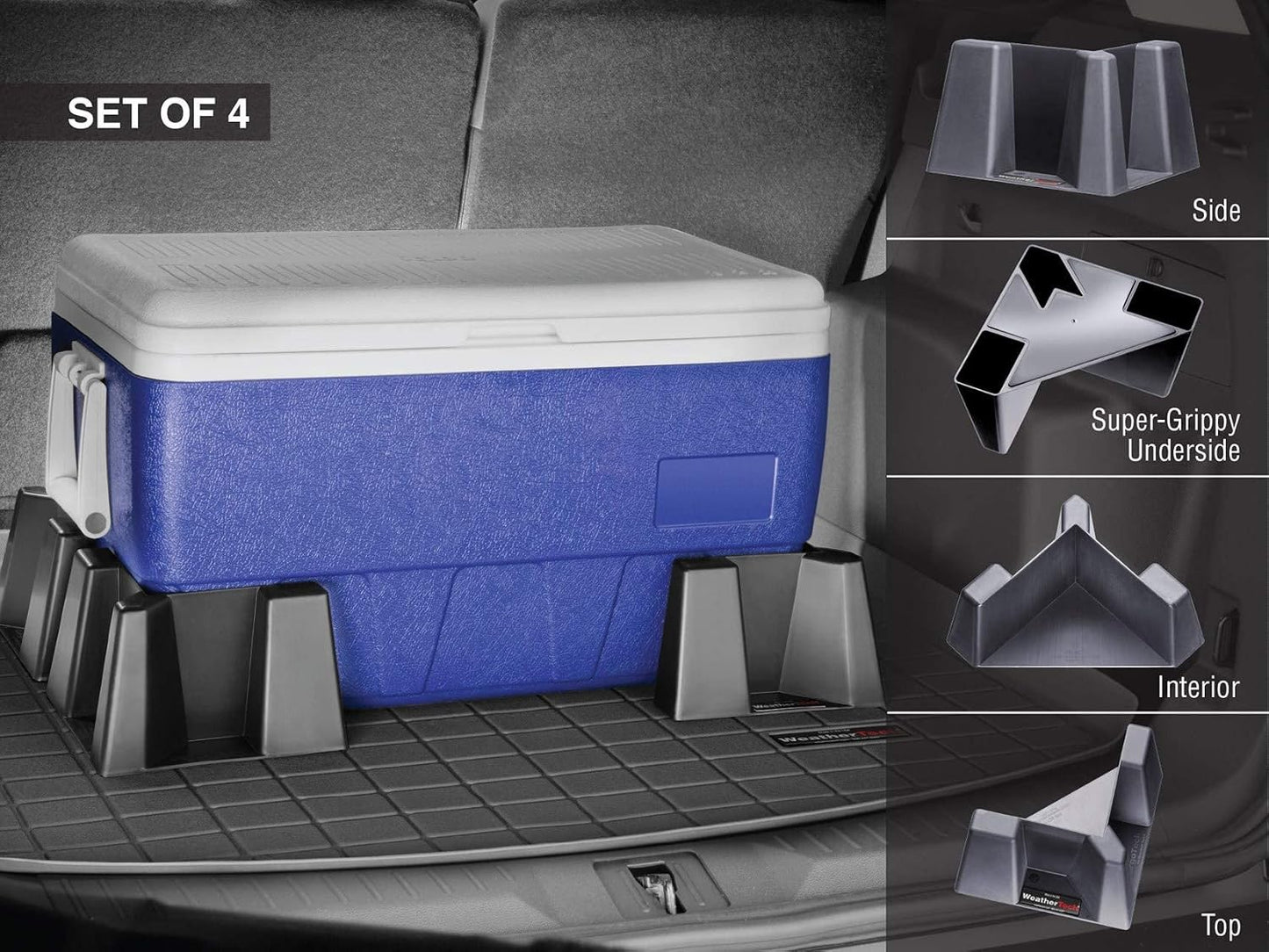 WeatherTech CargoTech – Automotive Trunk Organizer, Trunk Divider, Cargo Containment System for Car, SUV Trunk