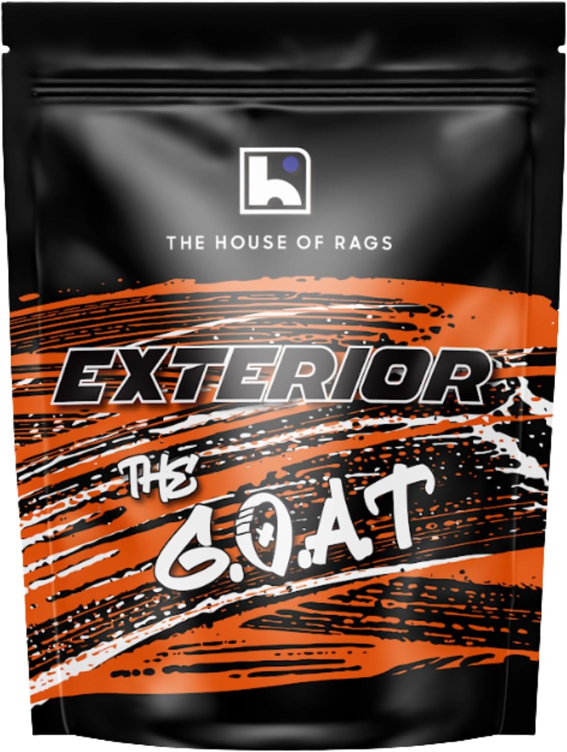 THOR GOAT 1800 Drying Towel (Orange) – Premium Korean Microfiber Car Drying Towel – Ultra Plush Twist Loop Design – Super Absorbent, Lint-Free, 28x28, 1800 GSM – Professional Auto Detailing Towel