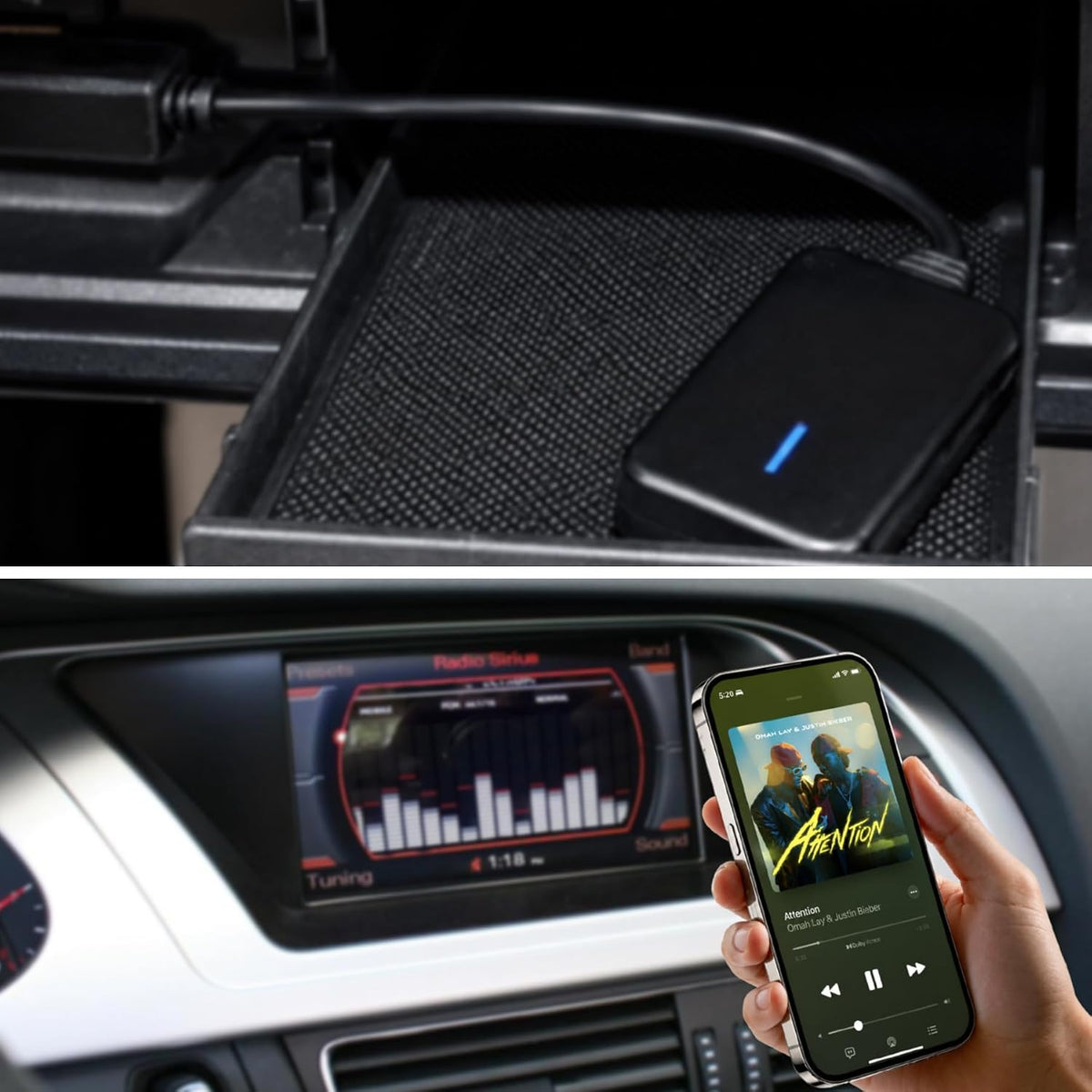 AMI Bluetooth Audio Adapter for Audi MDI MMI 3G System Bluetooth 5.0