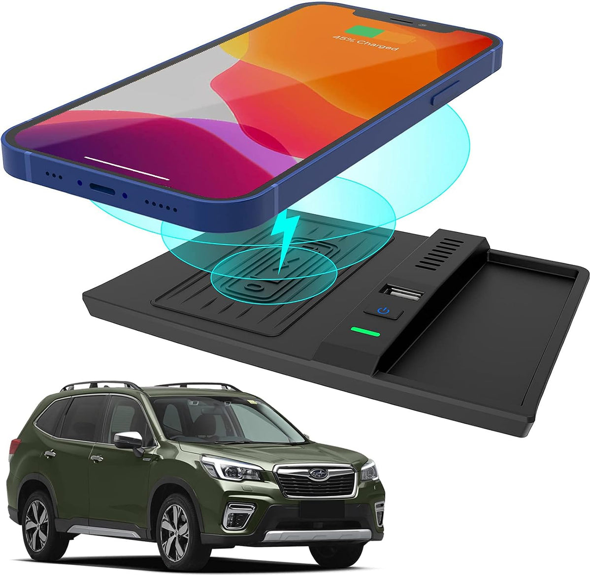 Wireless Charger for Subaru Forester 2019-2024 Car Accessories Interior