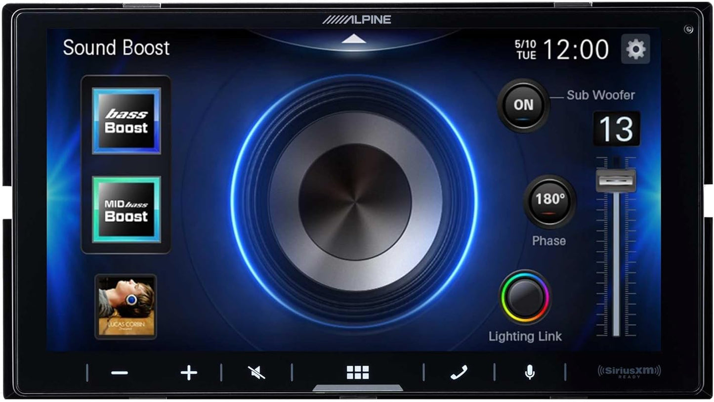 Alpine iLX-W670 Digital Multimedia Receiver with CarPlay and Android Auto Compatibility