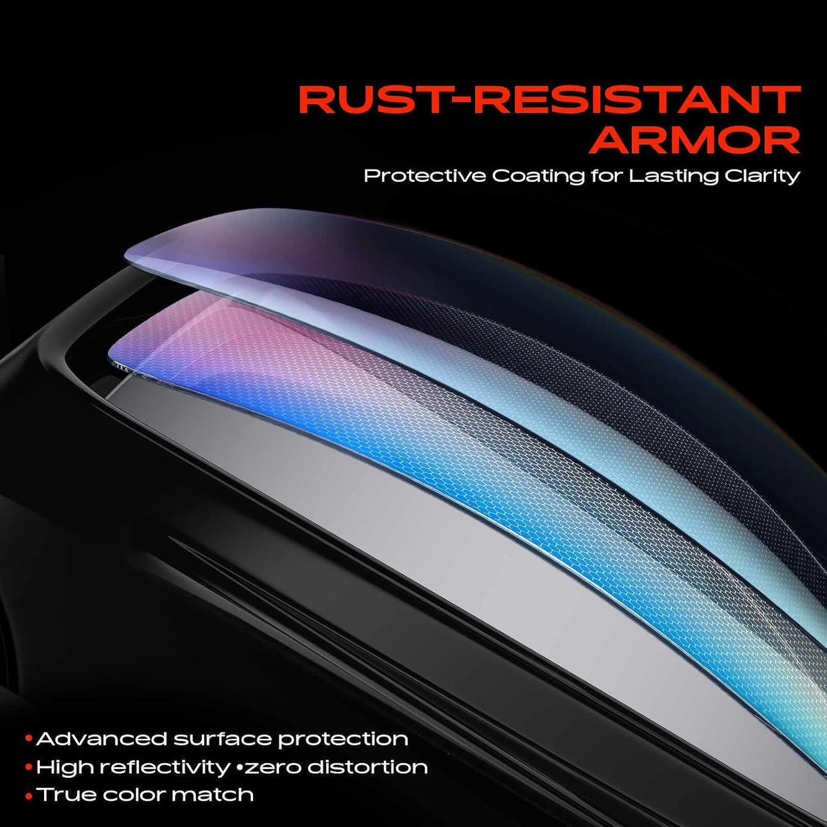 A-Premium Passenger Side Power Door Mirror Compatible with Chevrolet, GMC