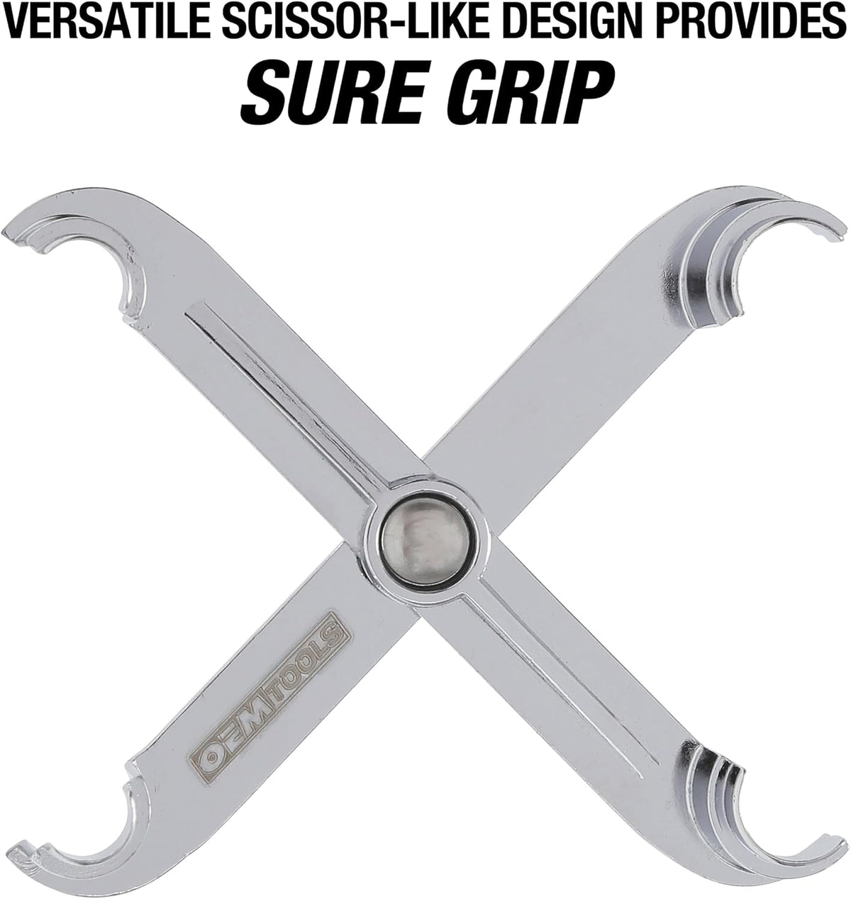 OEMTOOLS 24688 Transmission Line Disconnect Tool, Quickly Removes 3/8" and 1/2" Oil Cooler Lines, Step Design for Ford and Cadillac Vehicles, Durable Metal Construction