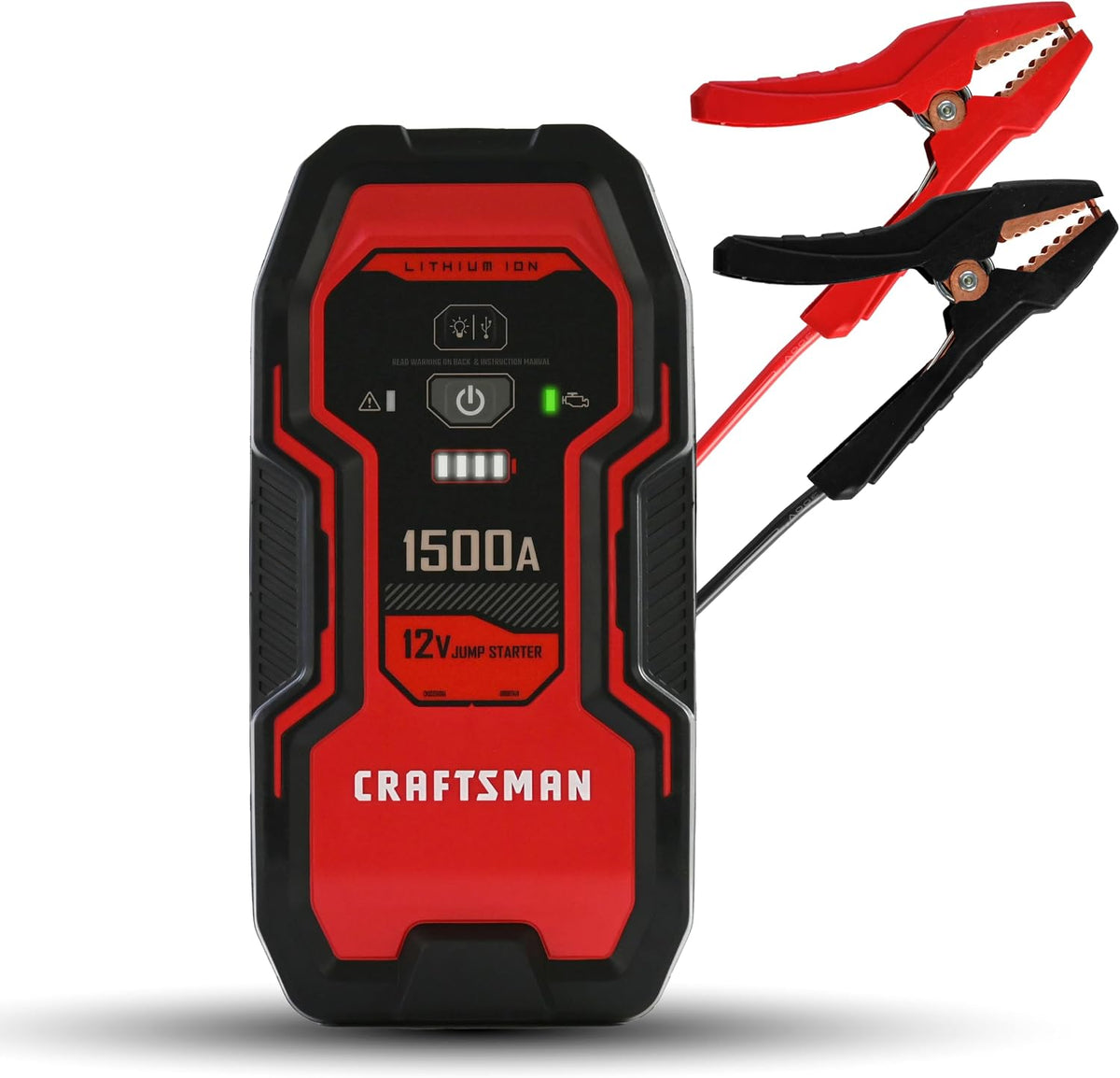 CRAFTSMAN Portable Car Battery Jump Starter & Power Bank, 12V – CMXCESM264
