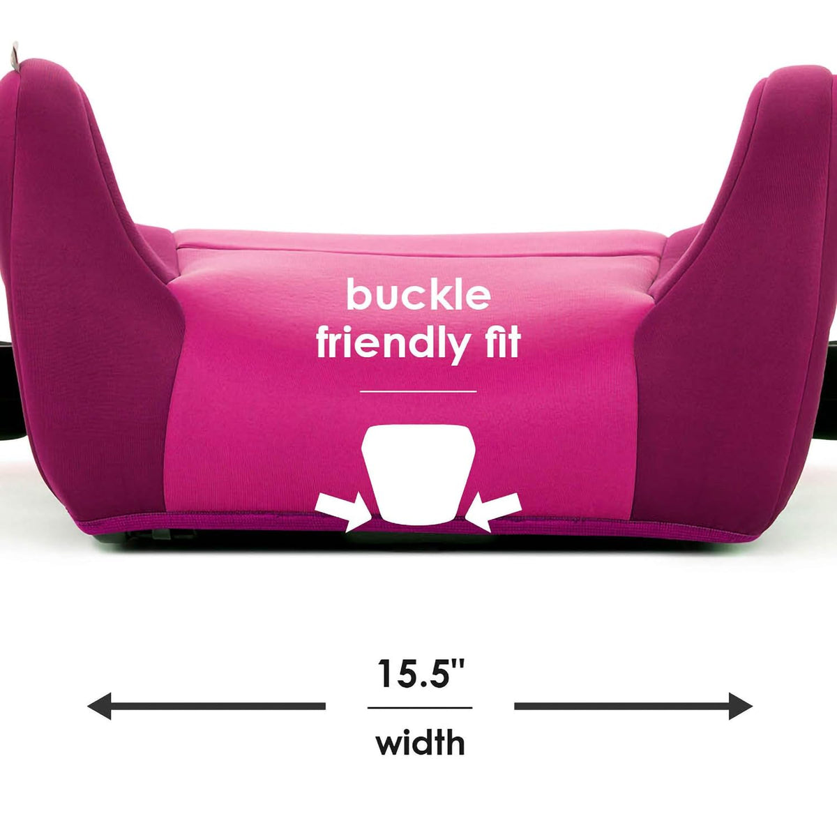 Diono Solana 2 XL 2022, Dual Latch Connectors, Lightweight Backless Belt-Positioning Booster Car Seat, 8 Years 1 Booster Seat, Pink