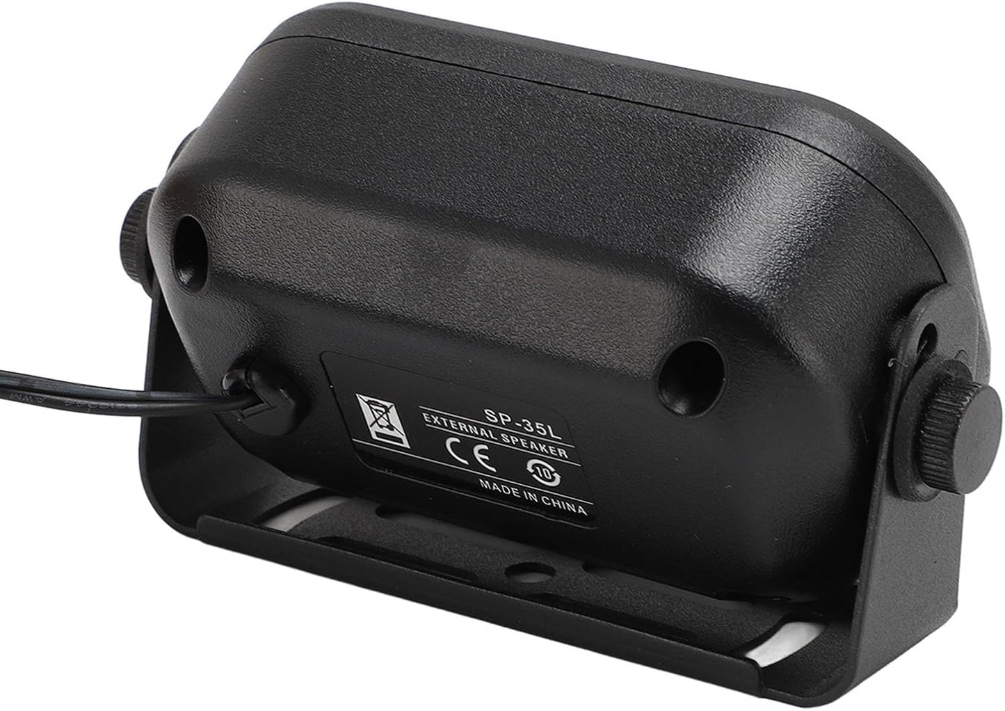 3.5mm Car External Speaker for CB Radio Ham Radio, Mini External Speaker with 14.76ft Cable, Loud Clear Sound for Mobile Transceiver Scanner, 5W 7W Compact Speaker