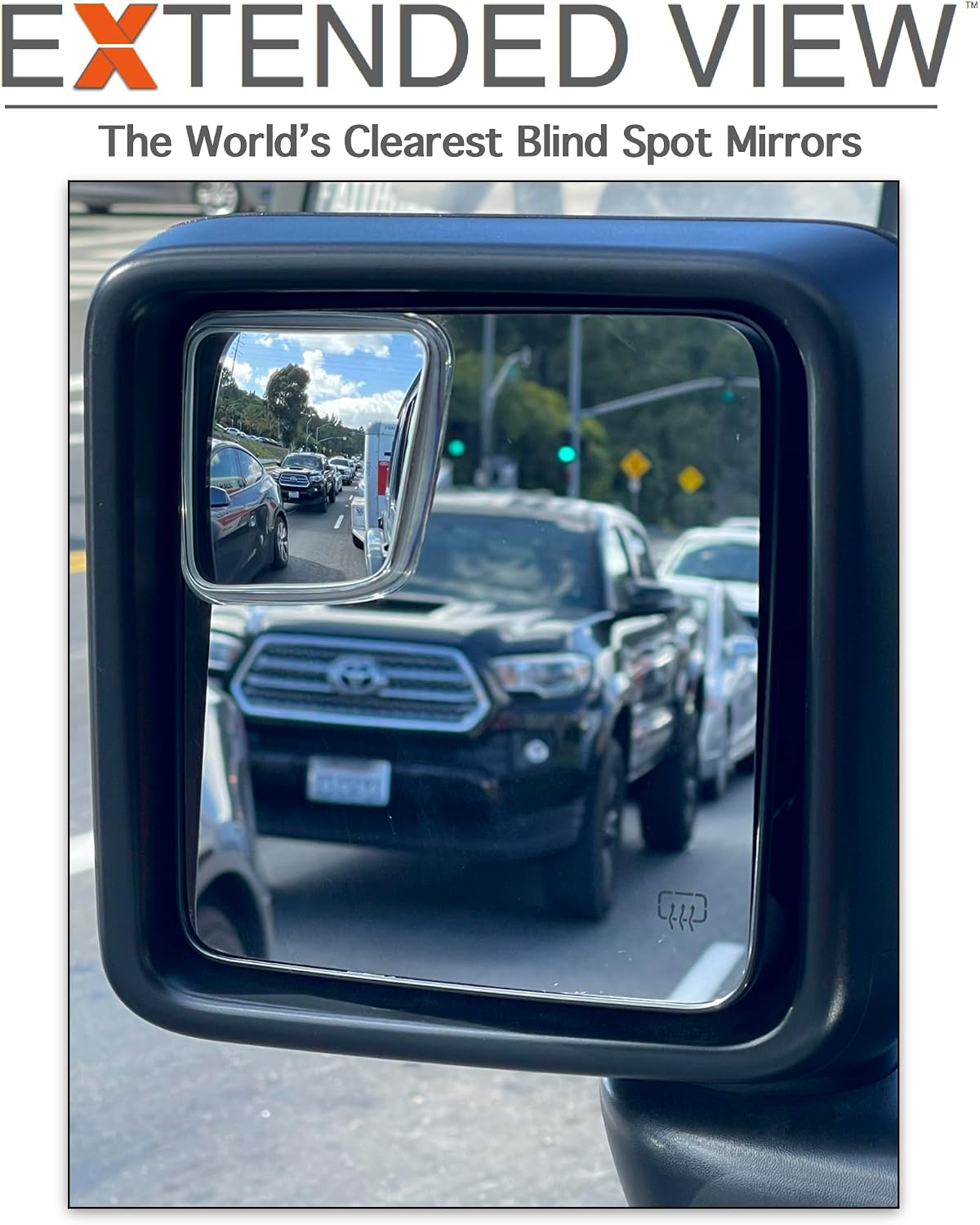 Custom Blind Spot Mirrors- Compatible with JL Wrangler 2018-Present Jeep Wrangler | blind spot mirrors compatible with JL Wrangler 2018-Present