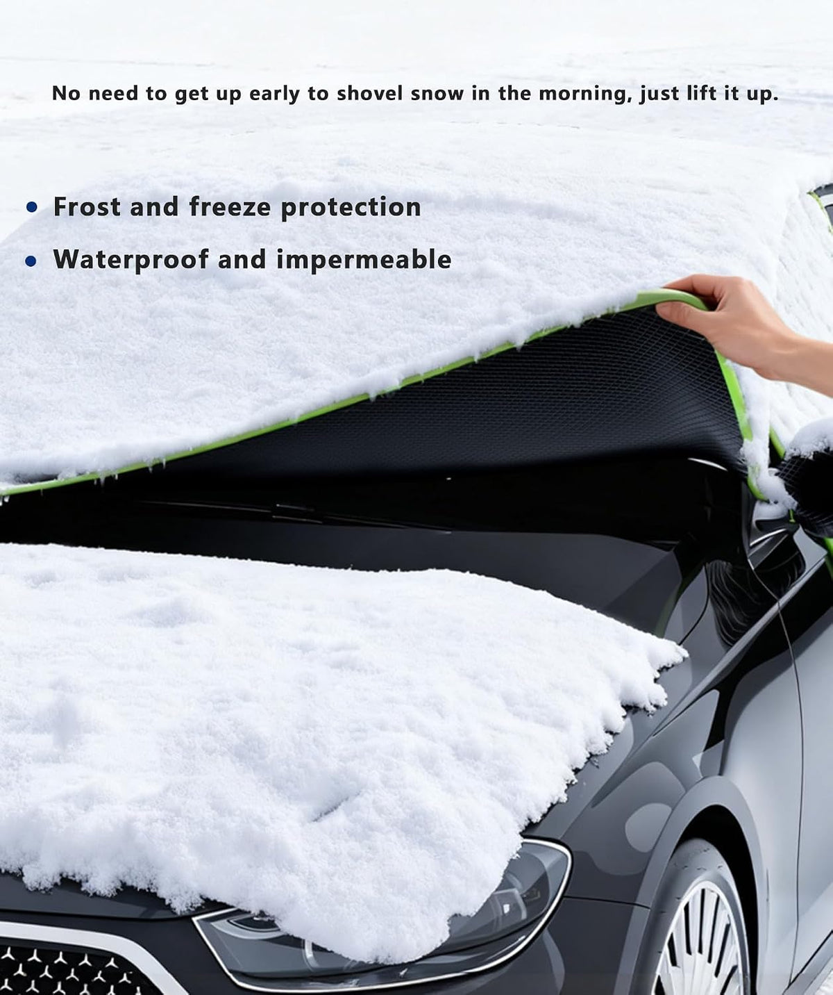 Car Snow Cover for Buick GL8 2010-2016 Waterproof Scratch Resistant Windshield Protector for Winter Protects from Ice Snow Frost UV Rays Car Accessories A Green(Normal/A Green)