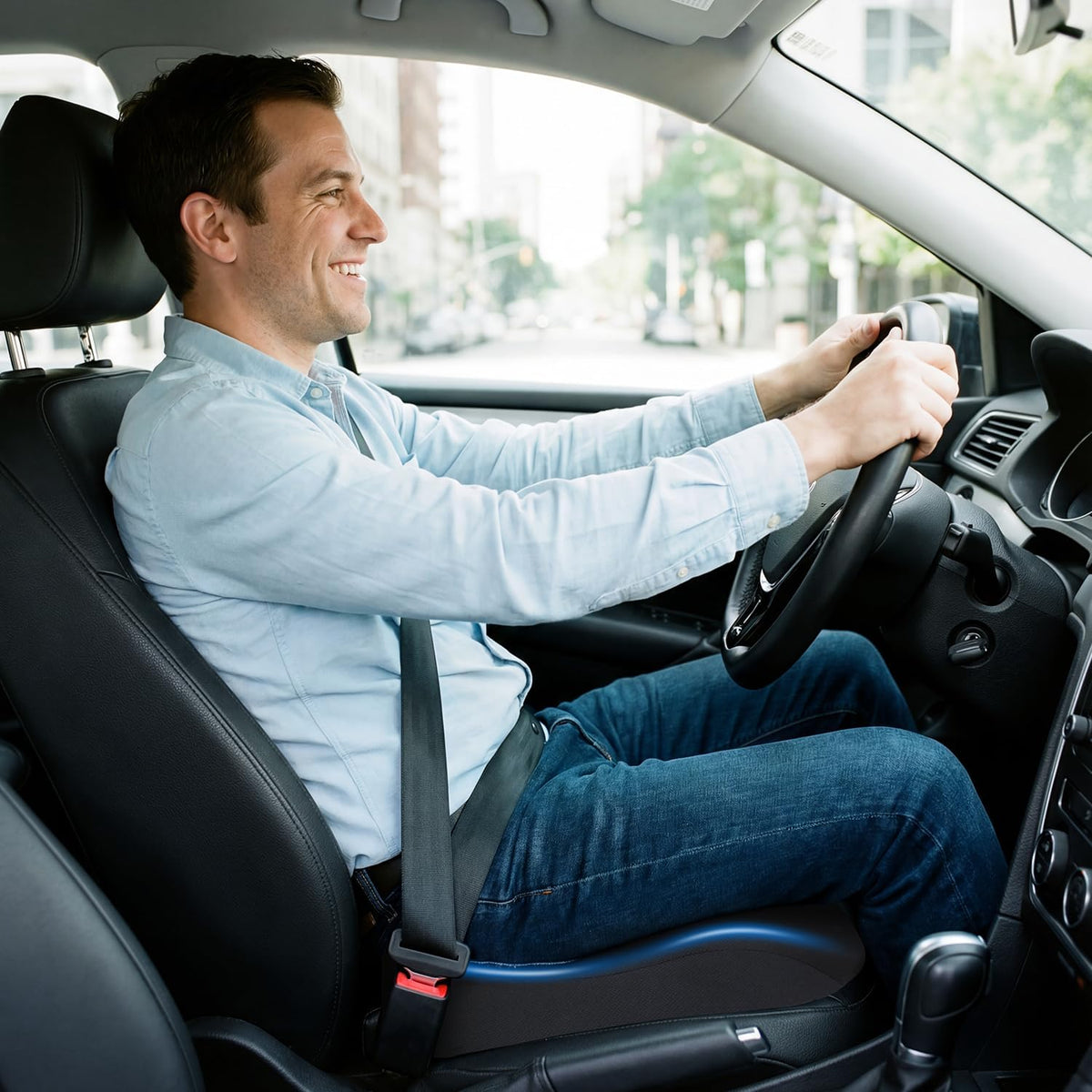 Car Seat Cushion for Driving, Memory Foam Driver Seat Cushion