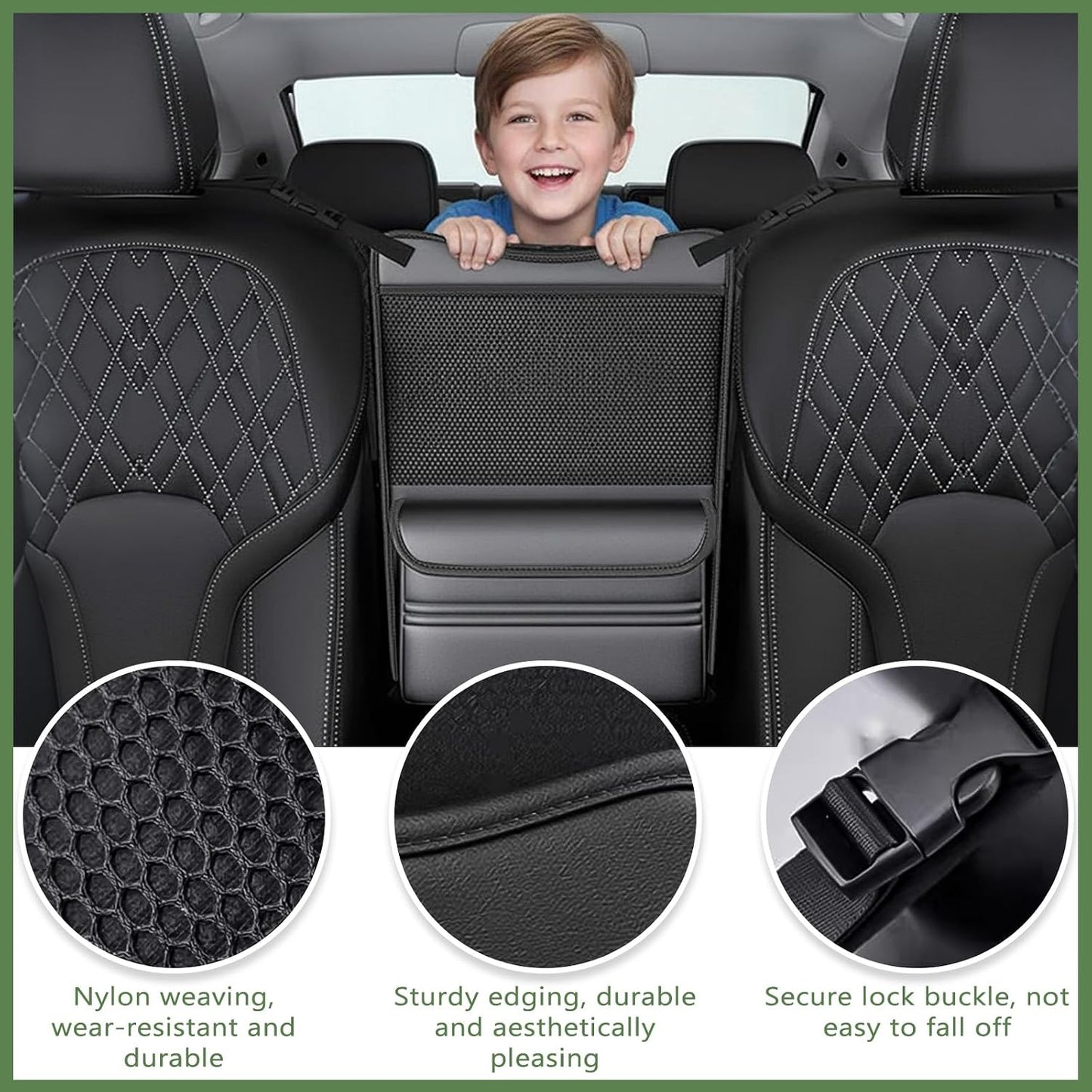 Car Seat Gap Purse Holder Leather Between Seats Organizer for Phone Keys | Car Handbag Holder Between Seats Car Purse Holder Automotive Consoles,Holds Wallet, Phone & Essentials