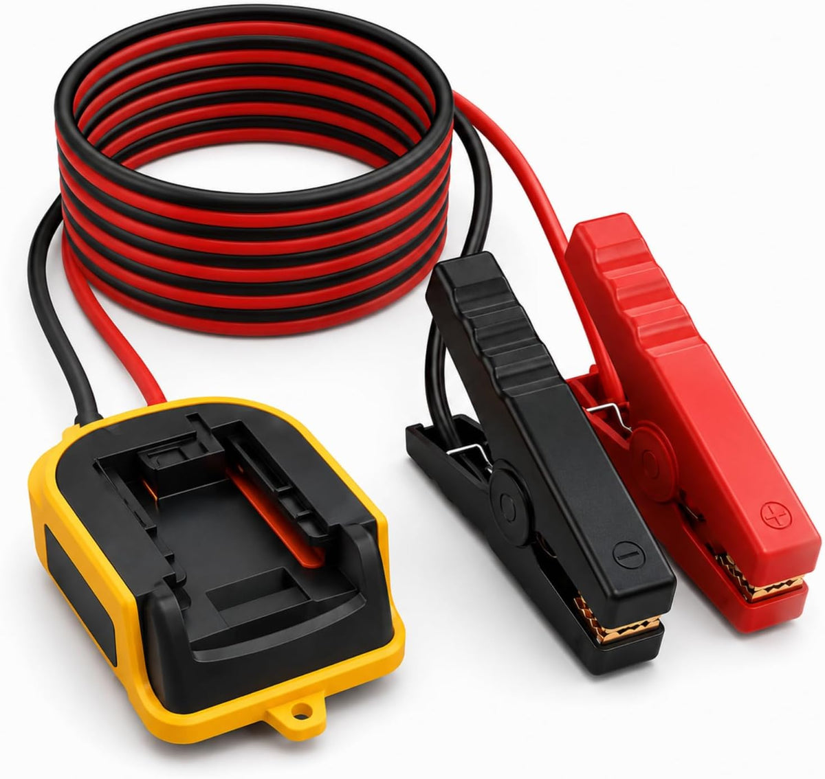 20V Battery Powered Car Jump Starter Adapter, Portable Emergency Vehicle Starter Cable Kit, Compatible with 20V MAX Battery, Compact Backup Solution for Cars and SUVs