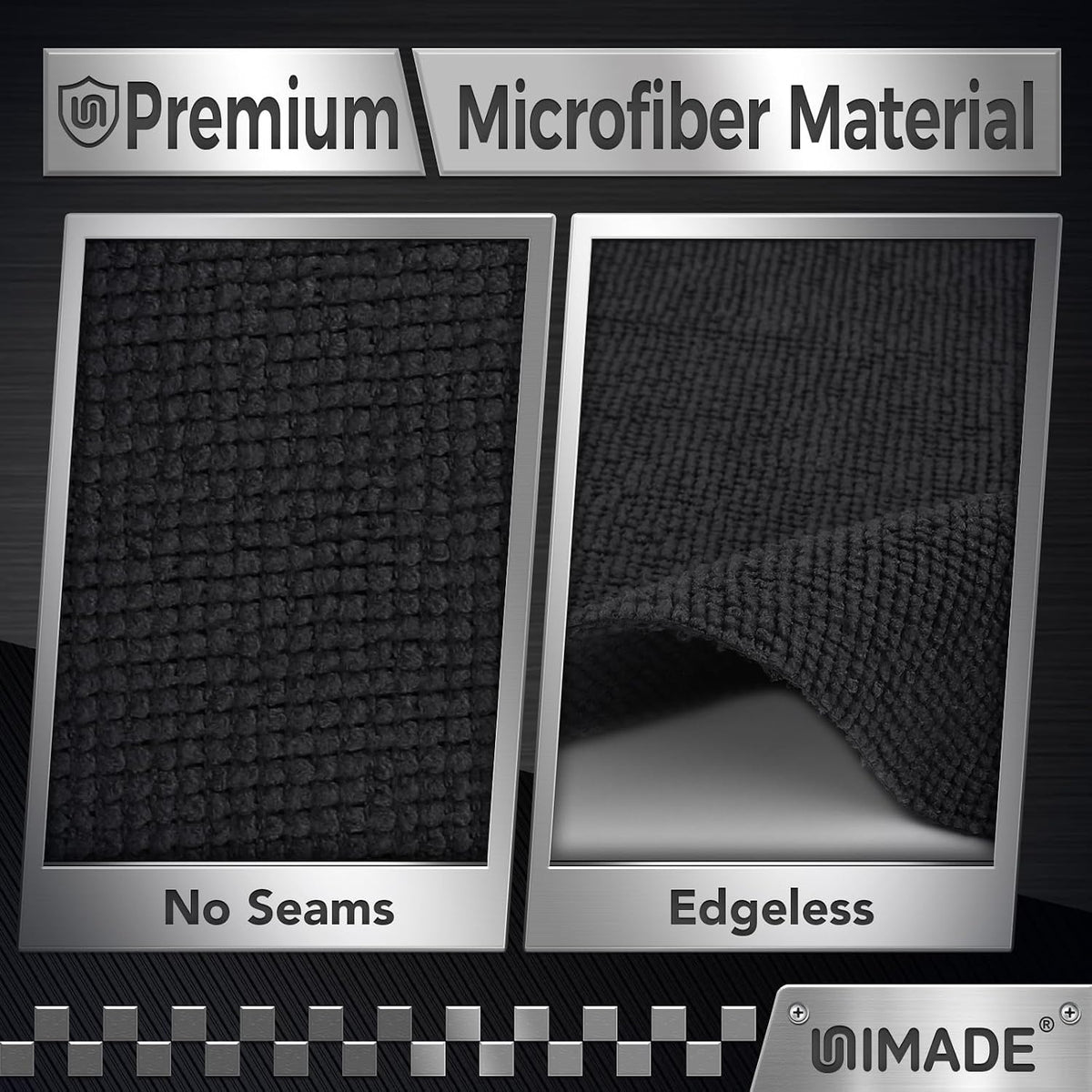 UNIMADE Microfiber Cleaning Cloth, 100 Pack Microfiber Towels for Cars