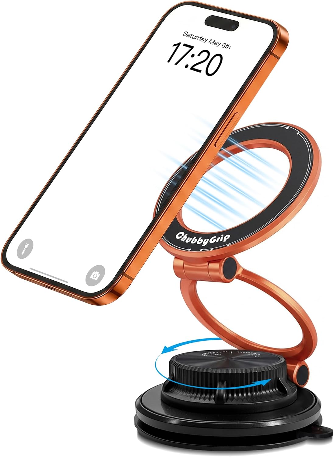 ChubbyGrip AirVac Vacuum Magnetic 360° Adjustable Phone Mount