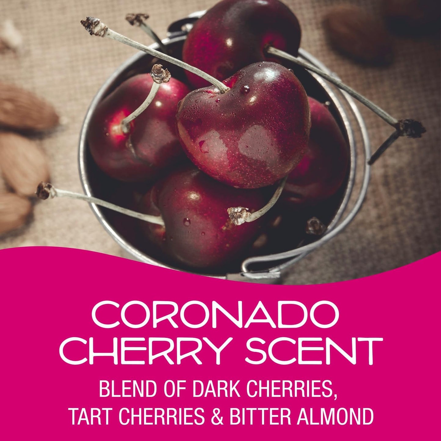 California Scents Power Bloc Car Air Freshener, Coronado Cherry Scent
