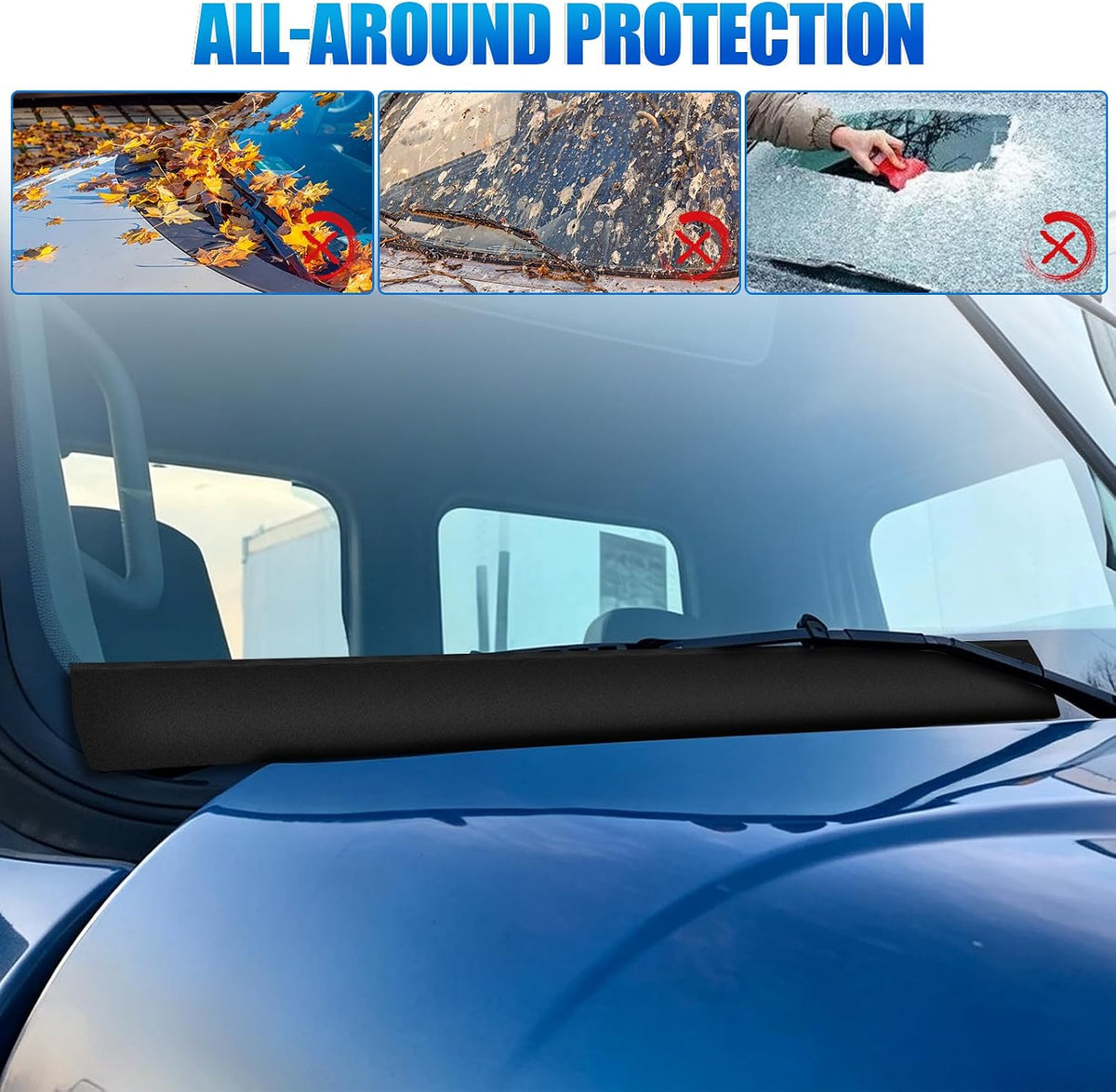 2Pcs Wiper Blade Covers Fit for Freightliner M2 S2RV Super C