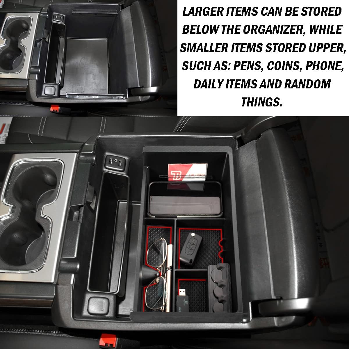 Center Console Organizer for 2014-2018 Silverado 1500 / Sierra 1500