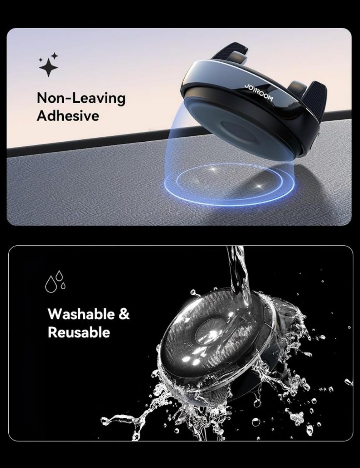 Car Phone Holder, 360° Adjustable & Avoid Sun Glare Dashboard Phone Holder