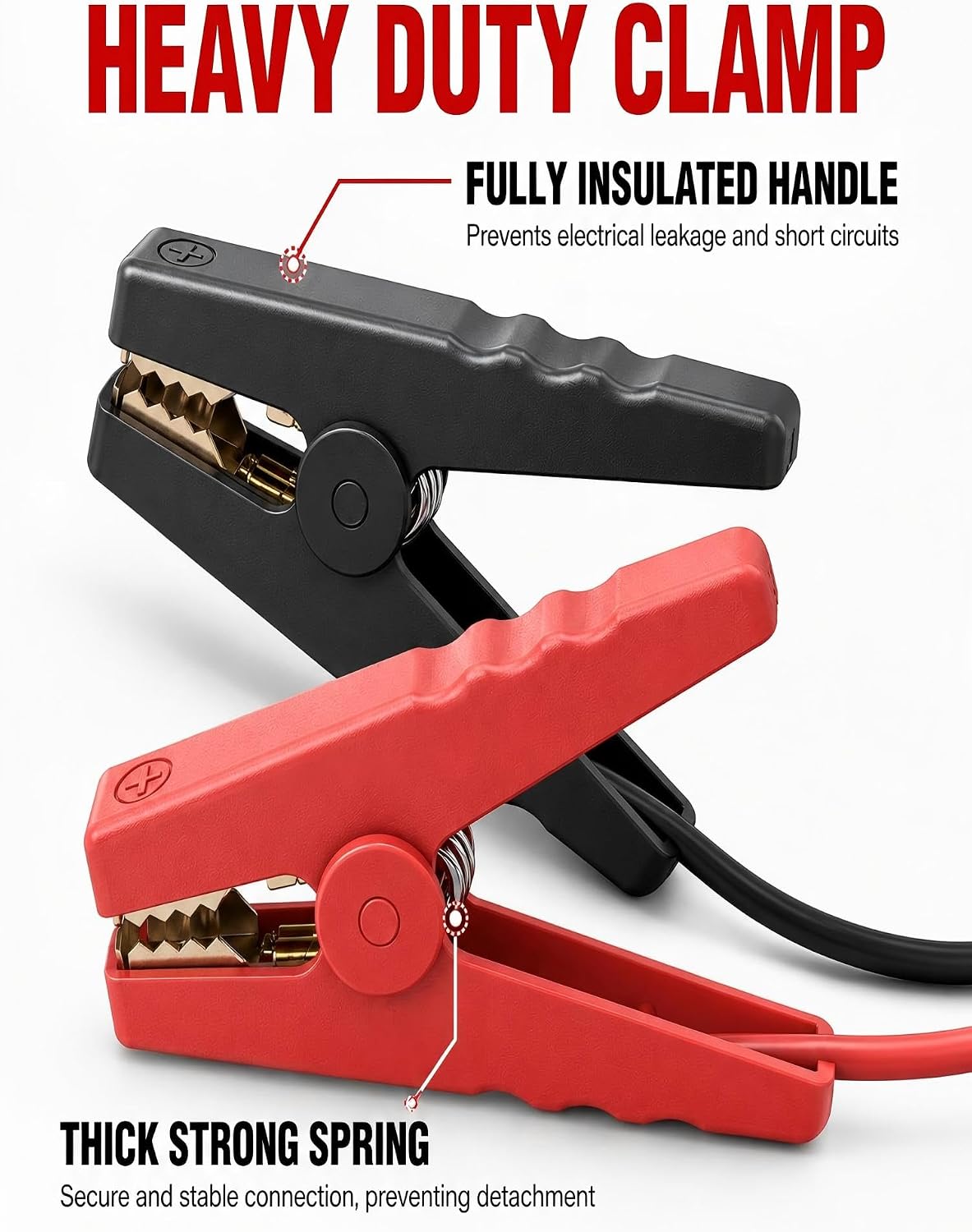 Battery Jumper Adapter for Milwaukee 18V Batteries, Portable Car Emergency Starter Cable with Safety Protection, Vehicle Rescue Tool
