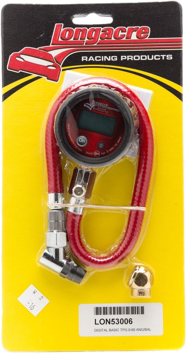 Longacre 2" Digital 0-60 psi Basic Digital Tire Pressure Gauge P/N 53006