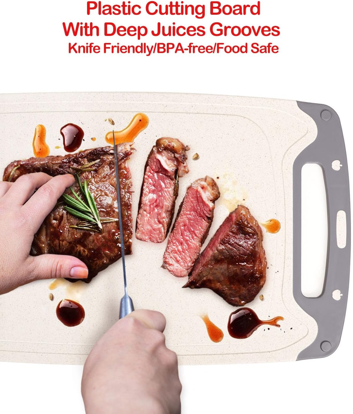 Grill Prep Trays Set Of 5,BBQ Tray,Grilling Prep And Serve Trays,Stainless Steel Food Prep Tray,Grill Carry System,Marinade Container with Lid and Cutting Board,BBQ Grill Accessories,Grilling Gifts