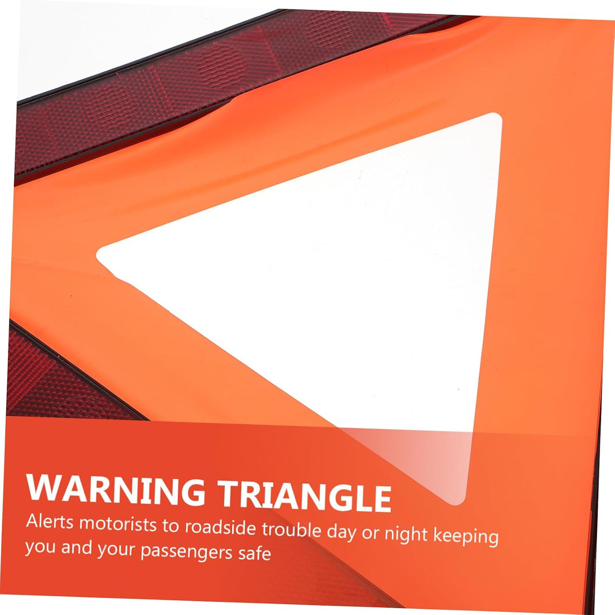 Cabilock 3 Pack Red Roadside Warning Triangles for Car Safety
