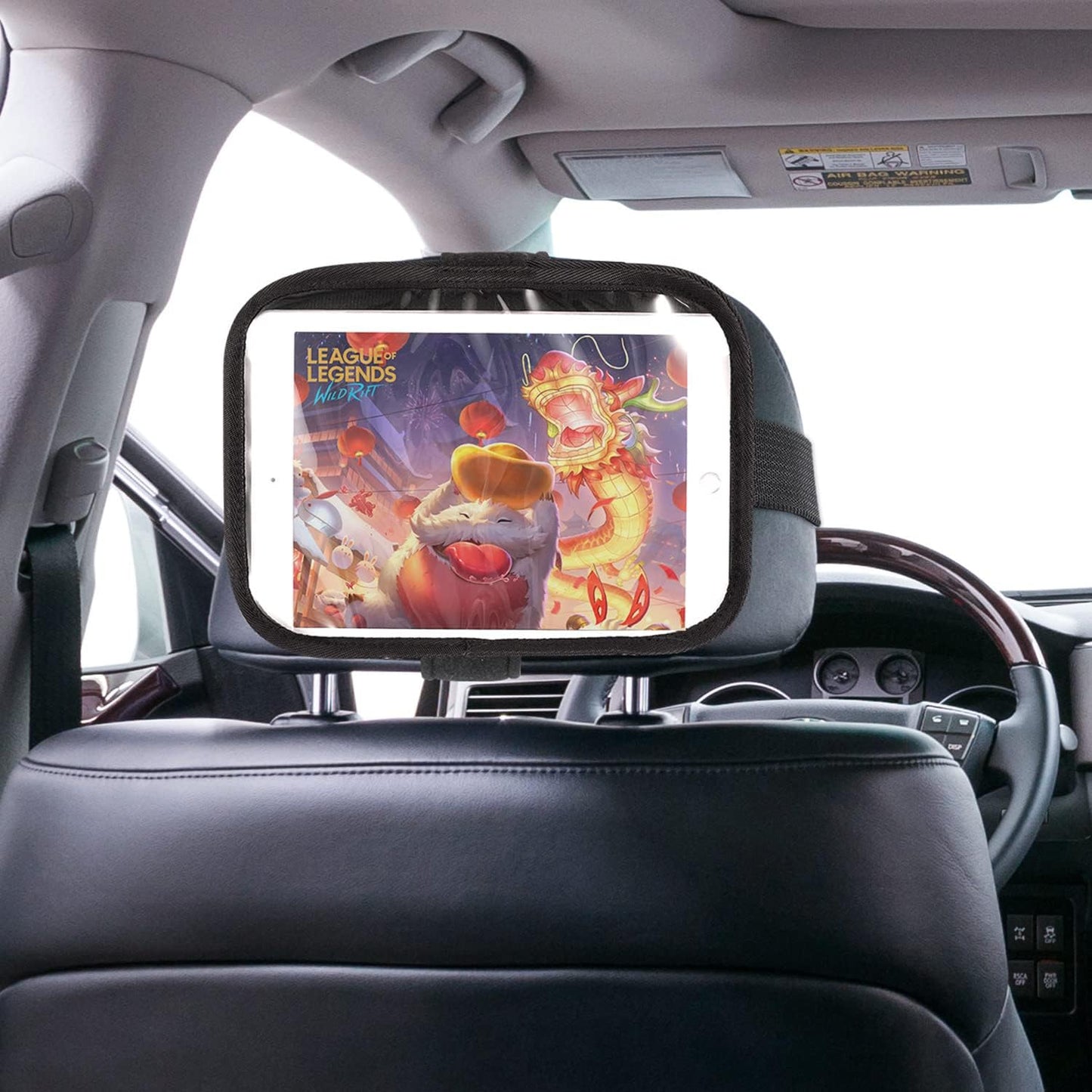 Universal Tablet Headrest Mount – Adjustable, Lightweight, and Durable Car Holder for iPads, Tablets, and E-Readers (Fits Devices Up to 10-inch Screen)
