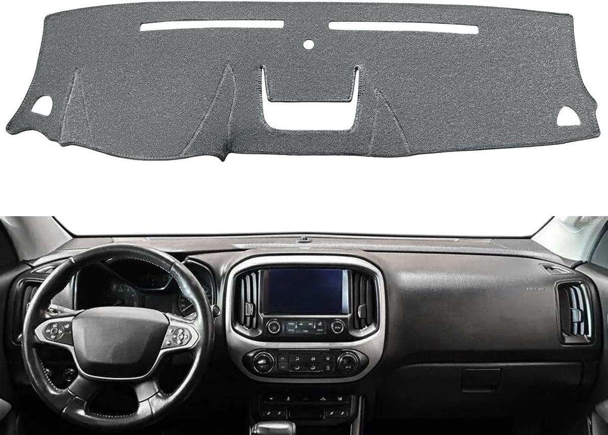 Dash Cover Mat Fit Chevy Chevrolet Colorado / GMC Canyon (Darkgray) F189