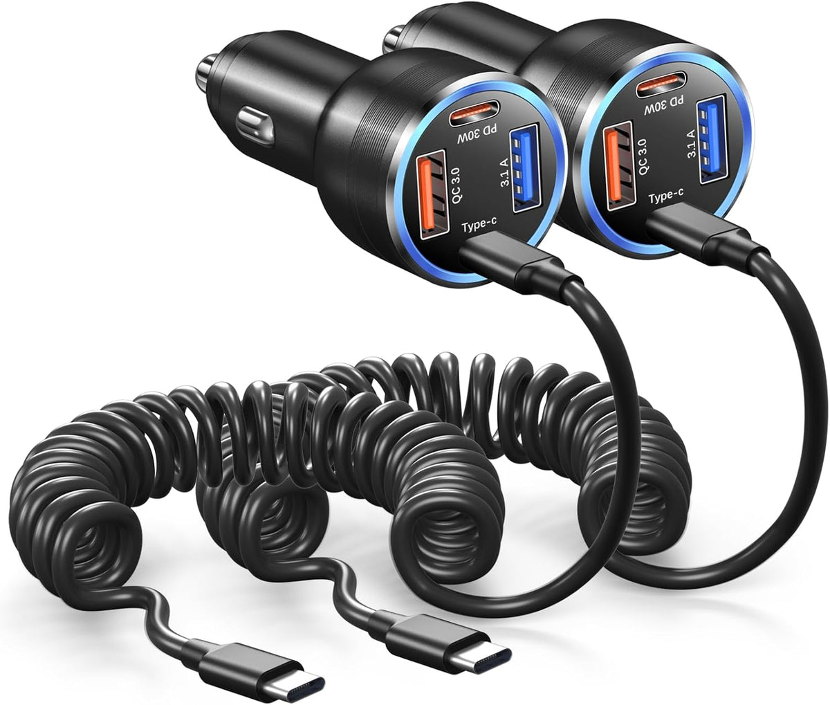 65W Super Fast Type C Car Charger for Samsung Galaxy S26 S25 S24 S23 Ultra