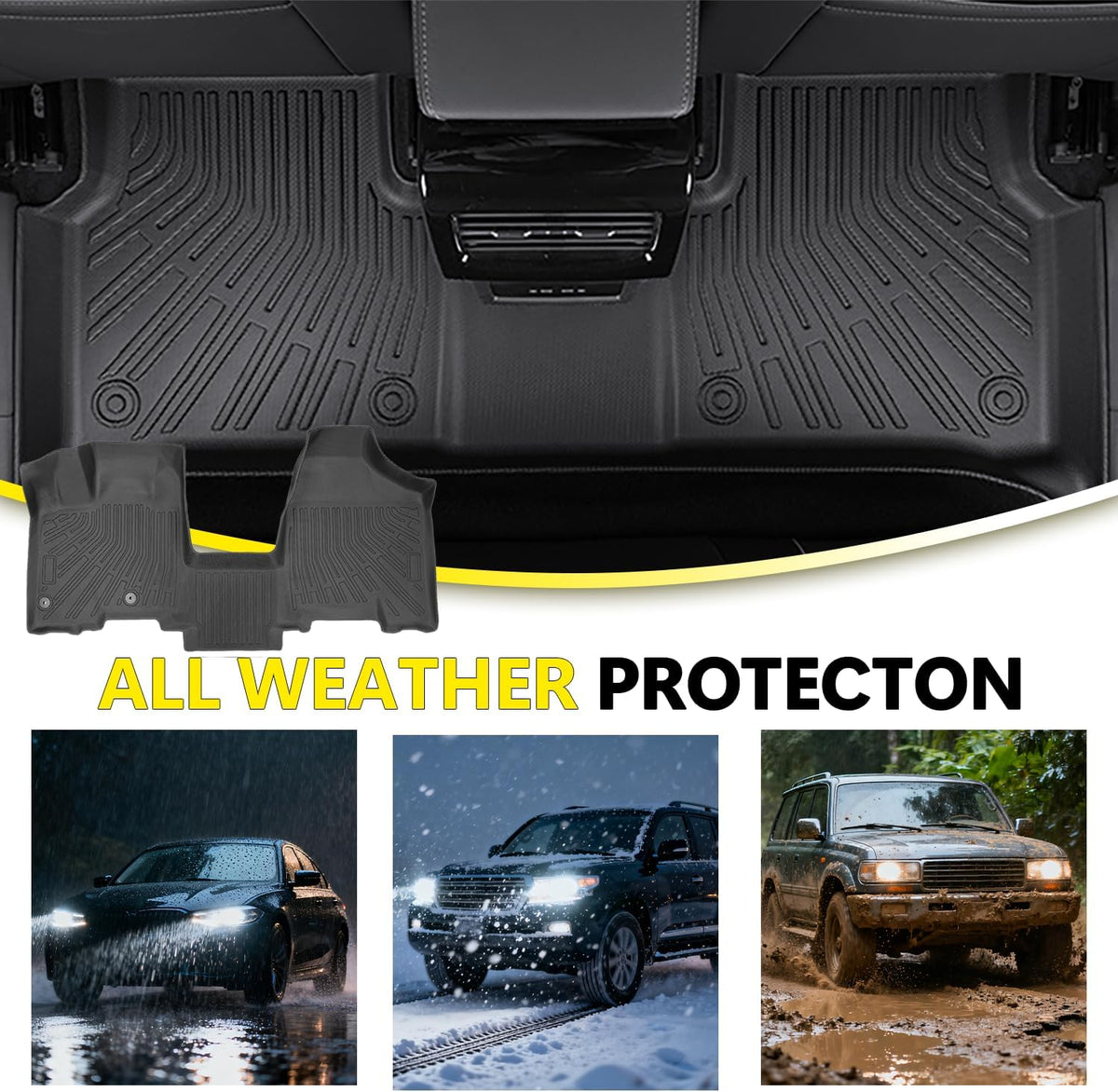 Floor Mats & Cargo Liner for Honda CRV 2007-2011 Full Set