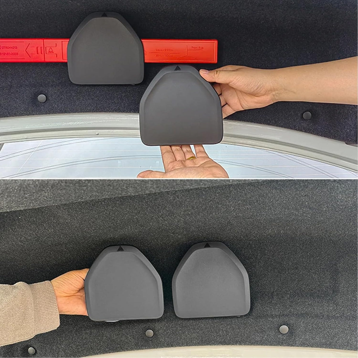 Warning Triangle Mounting Bracket for Trunk Storage