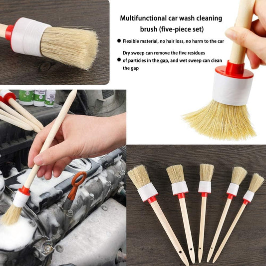 10PCS Car Auto Detailing Brushes Set Interior & Exterior Cleaner