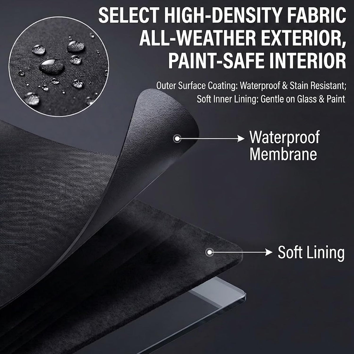 Car Half Windshield Cover for Lexus NX200t / NX300 2015-2021