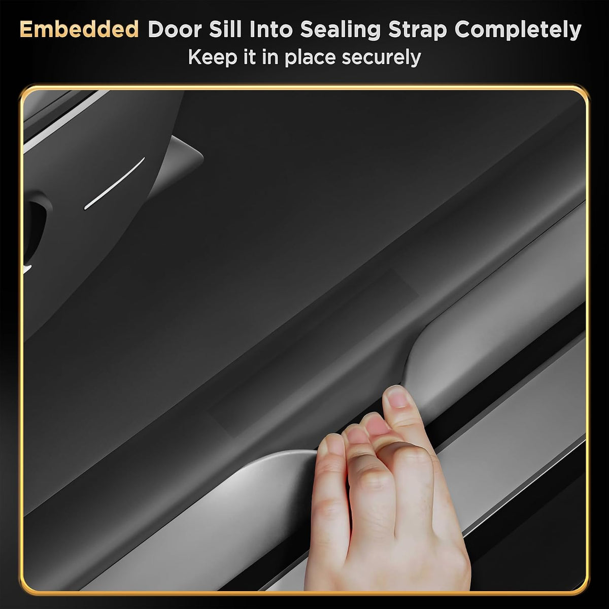 10Pcs for Tesla Model Y Juniper(2025-2026) Matte Black Door Sill Protector with Bumper Guard [Anti-Kick & Keep Clean] Door Sill Guard Cover for Tesla Model Y Juniper Accessories 2025 2026